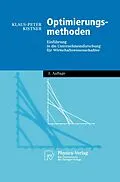E-Book (pdf) Optimierungsmethoden von Klaus-Peter Kistner