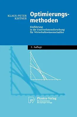 E-Book (pdf) Optimierungsmethoden von Klaus-Peter Kistner
