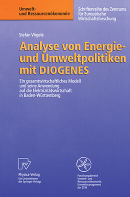 E-Book (pdf) Analyse von Energie- und Umweltpolitiken mit DIOGENES von Stefan Vögele