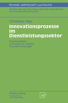 E-Book (pdf) Innovationsprozesse im Dienstleistungssektor von Christiane Hipp