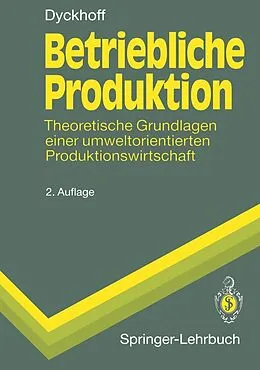 E-Book (pdf) Betriebliche Produktion von Harald Dyckhoff