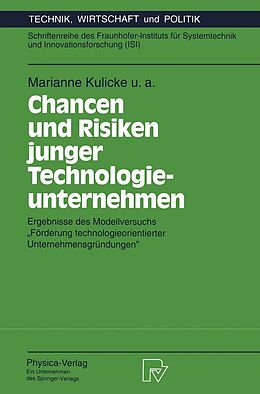 E-Book (pdf) Chancen und Risiken junger Technologieunternehmen von Marianne Kulicke