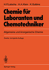 E-Book (pdf) Chemie für Laboranten und Chemotechniker von Hans P. Latscha, Helmut A. Klein, Klaus Gulbins
