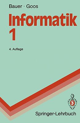 E-Book (pdf) Informatik 1 von Friedrich L. Bauer, Gerhard Goos