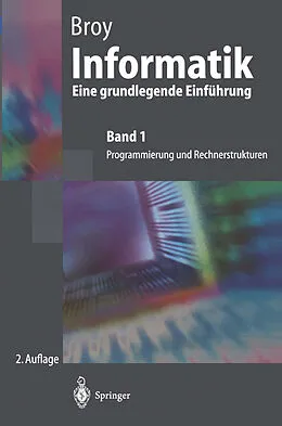 E-Book (pdf) Informatik Eine grundlegende Einführung von Manfred Broy