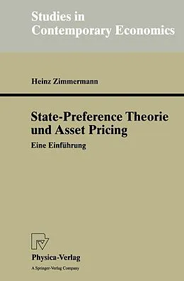 E-Book (pdf) State-Preference Theorie und Asset Pricing von Heinz Zimmermann