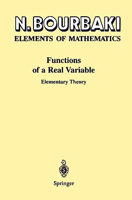 E-Book (pdf) Functions of a Real Variable von N. Bourbaki