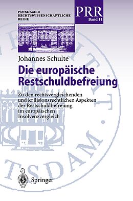 E-Book (pdf) Die europäische Restschuldbefreiung von Johannes Schulte