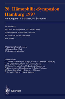 E-Book (pdf) 28. Hämophilie-Symposion Hamburg 1997 von 
