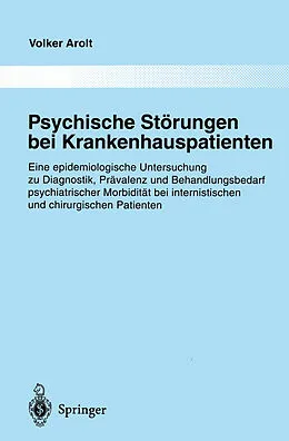 E-Book (pdf) Psychische Störungen bei Krankenhauspatienten von Volker Arolt