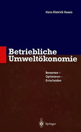 E-Book (pdf) Betriebliche Umweltökonomie von Hans-Dietrich Haasis