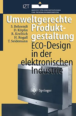 E-Book (pdf) Umweltgerechte Produktgestaltung von Siegfried Behrendt, David Köplin, Rolf Kreibich