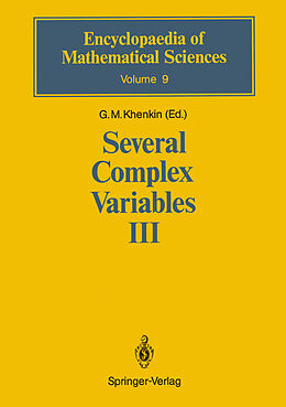 eBook (pdf) Several Complex Variables III de 