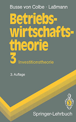 E-Book (pdf) Betriebswirtschaftstheorie von Walther Busse von Colbe, Gert Laßmann