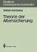 E-Book (pdf) Theorie der Alterssicherung von Stefan Homburg