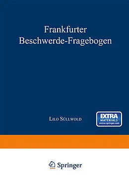 E-Book (pdf) Frankfurter Beschwerde-Fragebogen von Lilo Süllwold