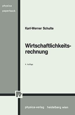 E-Book (pdf) Wirtschaftlichkeitsrechnung von Karl-Werner Schulte