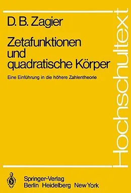 E-Book (pdf) Zetafunktionen und quadratische Körper von D.B. Zagier
