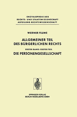 E-Book (pdf) Allgemeiner Teil des Bürgerlichen Rechts von Werner Flume