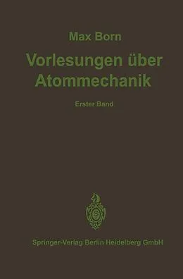 E-Book (pdf) Vorlesungen über Atommechanik von M. Born