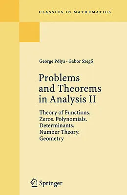 E-Book (pdf) Problems and Theorems in Analysis II von George Polya, Gabor Szegö