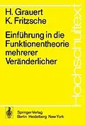 E-Book (pdf) Einführung in die Funktionentheorie mehrerer Veränderlicher von H. Grauert, K. Fritzsche