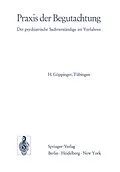 E-Book (pdf) Praxis der Begutachtung von H. Göppinger