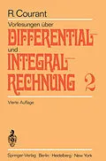 E-Book (pdf) Vorlesungen über Differential- und Integralrechnung von Richard Courant