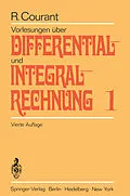 E-Book (pdf) Vorlesungen über Differential- und Integralrechnung von Richard Courant