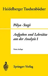 E-Book (pdf) Aufgaben und Lehrsätze aus der Analysis von Georg Polya, Gabor Szegö
