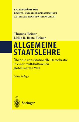 Kartonierter Einband Allgemeine Staatslehre von Thomas Fleiner, Lidija Basta Fleiner