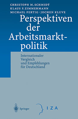 Kartonierter Einband Perspektiven der Arbeitsmarktpolitik von C.M. Schmidt, K.F. Zimmermann, M. Fertig