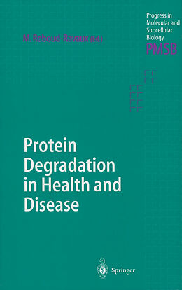 Couverture cartonnée Protein Degradation in Health and Disease de 