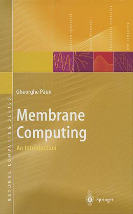 Couverture cartonnée Membrane Computing de Gheorghe Paun