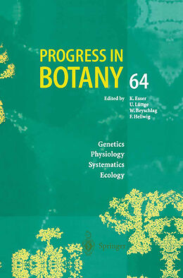Kartonierter Einband Progress in Botany von 