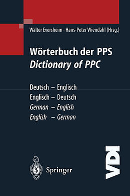 Kartonierter Einband Wörterbuch der PPS Dictionary of PPC von 