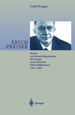 Kartonierter Einband Erich Preiser von Detlef J. Blesgen