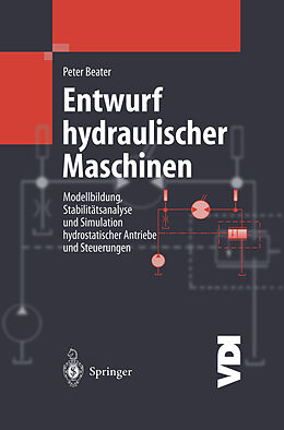 Kartonierter Einband Entwurf hydraulischer Maschinen von Peter Beater