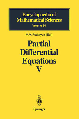 Kartonierter Einband Partial Differential Equations V von 