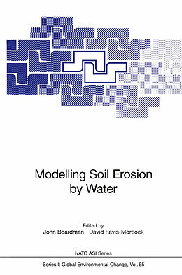 Couverture cartonnée Modelling Soil Erosion by Water de 