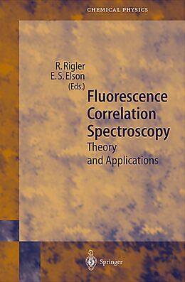 Kartonierter Einband Fluorescence Correlation Spectroscopy von 