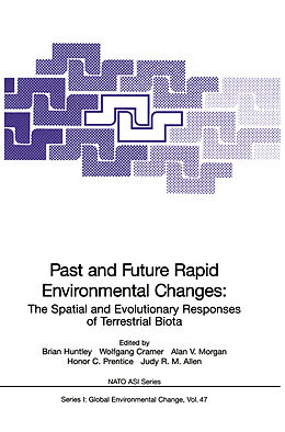 Couverture cartonnée Past and Future Rapid Environmental Changes de 