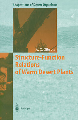 Kartonierter Einband Structure-Function Relations of Warm Desert Plants von Arthur C. Gibson