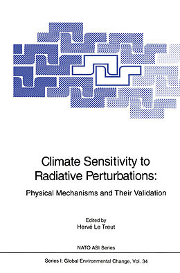 Couverture cartonnée Climate Sensitivity to Radiative Perturbations de 