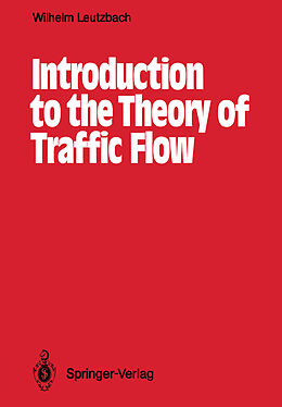 Couverture cartonnée Introduction to the Theory of Traffic Flow de Wilhelm Leutzbach