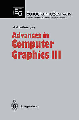 Couverture cartonnée Advances in Computer Graphics III de 