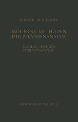 E-Book (pdf) Modern Methods of Plant Analysis / Moderne Methoden der Pflanzenanalyse von K. Paech, M. V. Tracey