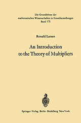 eBook (pdf) An Introduction to the Theory of Multipliers de Ronald Larsen