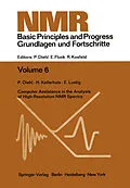 E-Book (pdf) Computer Assistance in the Analysis of High-Resolution NMR Spectra von P. Diehl, H. Kellerhals, E. Lustig