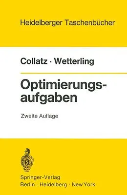 E-Book (pdf) Optimierungsaufgaben von L. Collatz, W. Wetterling